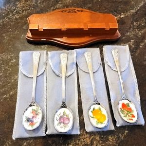 Vintage Avon Collectible Jelly Spoons Set of 4